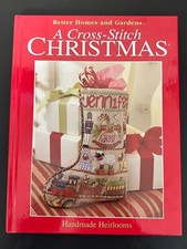 Better Homes  Gardens A Cross-Stitch Christmas Handmade Heirlooms 128 Pg Vtg