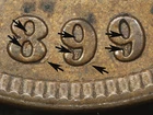 1899 Indian Cent Choice Almost Uncirculated  **SNOW 1 REPUNCHED DATE**