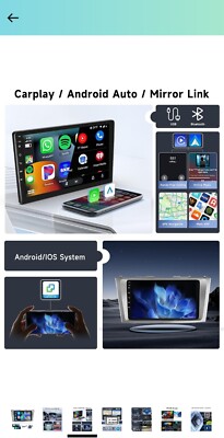 Pantalla Carro Toyota Carmy 8core4G+64G Bluetooth Android Touch, GPS NEW