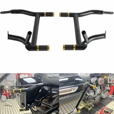 Saddlebag Guard Highway Crash Bar & End Tube Sliders For Harley Revival FLH 2021