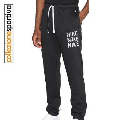 PANTALONI NIKE SPORTSWEAR JOGGER FLEECE DQ4081-010 nero