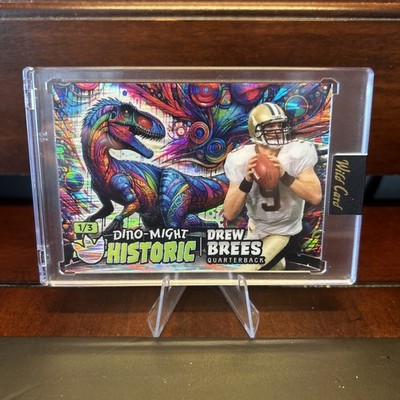 2024 Wild Card Dino-Mite Pre Historic Drew Brees Tie Dye Raptor 1/3 SSP