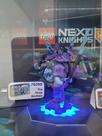 LEGO NEXO KNIGHTS: 70348, 70350, & 70362 2018 Store Display With Working Lights!