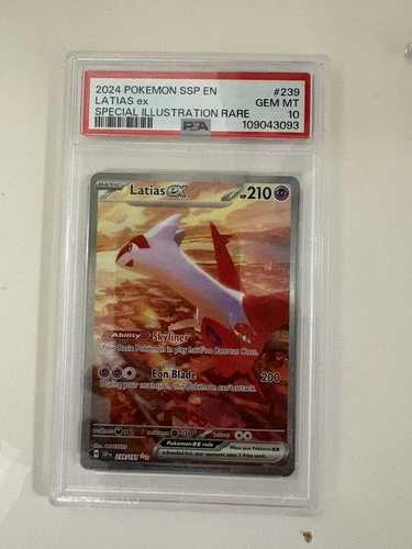Pokemon 2024 Latias PSA 10 English Surging Sparks 239/191