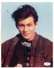 Christian Slater Signed Autographed 8x10 Young Photo ACOA