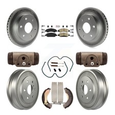 Transit Auto KGA-105548 Brake Disc and Pad Kit Front & Rear for GMC Sierra 1500