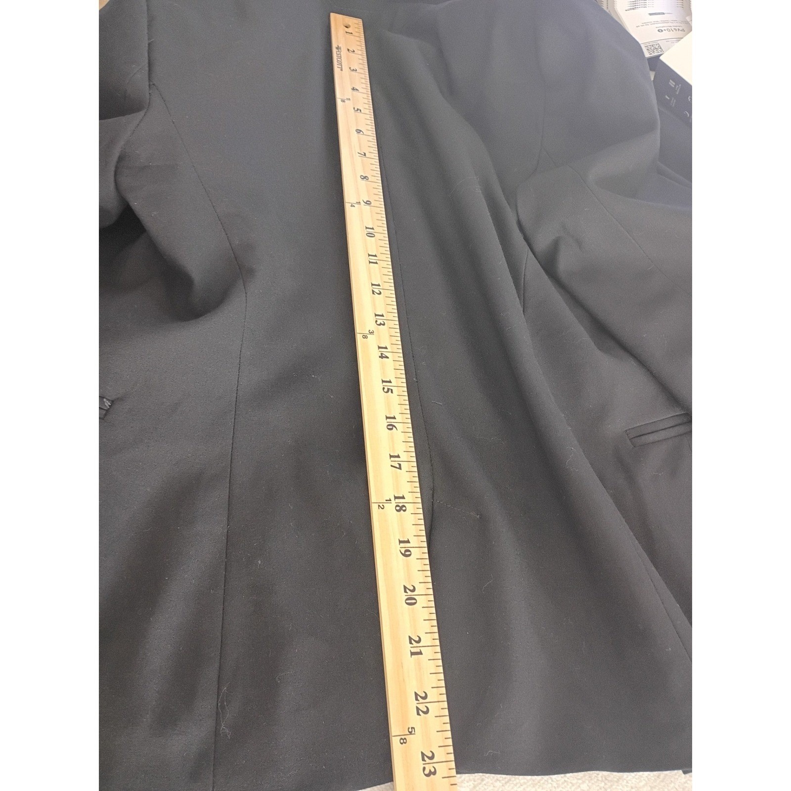 ZARA BASIC Black One Button Blazer Jacket Women U… - image 8