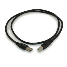 3ft USB 2.0 Certified 480Mbps Type A Male to B Male Cable Black