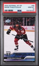 2024 Upper Deck Young Guns PWHL Marie-Philip Poulin #65 PSA 10 #6183