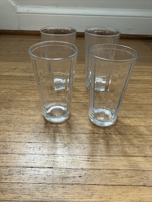 Pasabahce Tumbler Glasses, 16 oz 6'' Tall (Lot of 4)