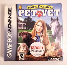 Paws & Claws Pet Vet Game Boy Advance GBA Target Exclusive NEW SEALED 2007