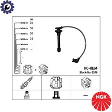 IGNITION CABLE KIT 8246 FOR HONDA CIVIC/Fastback/Hatchback B16A2 1.6L 4cyl