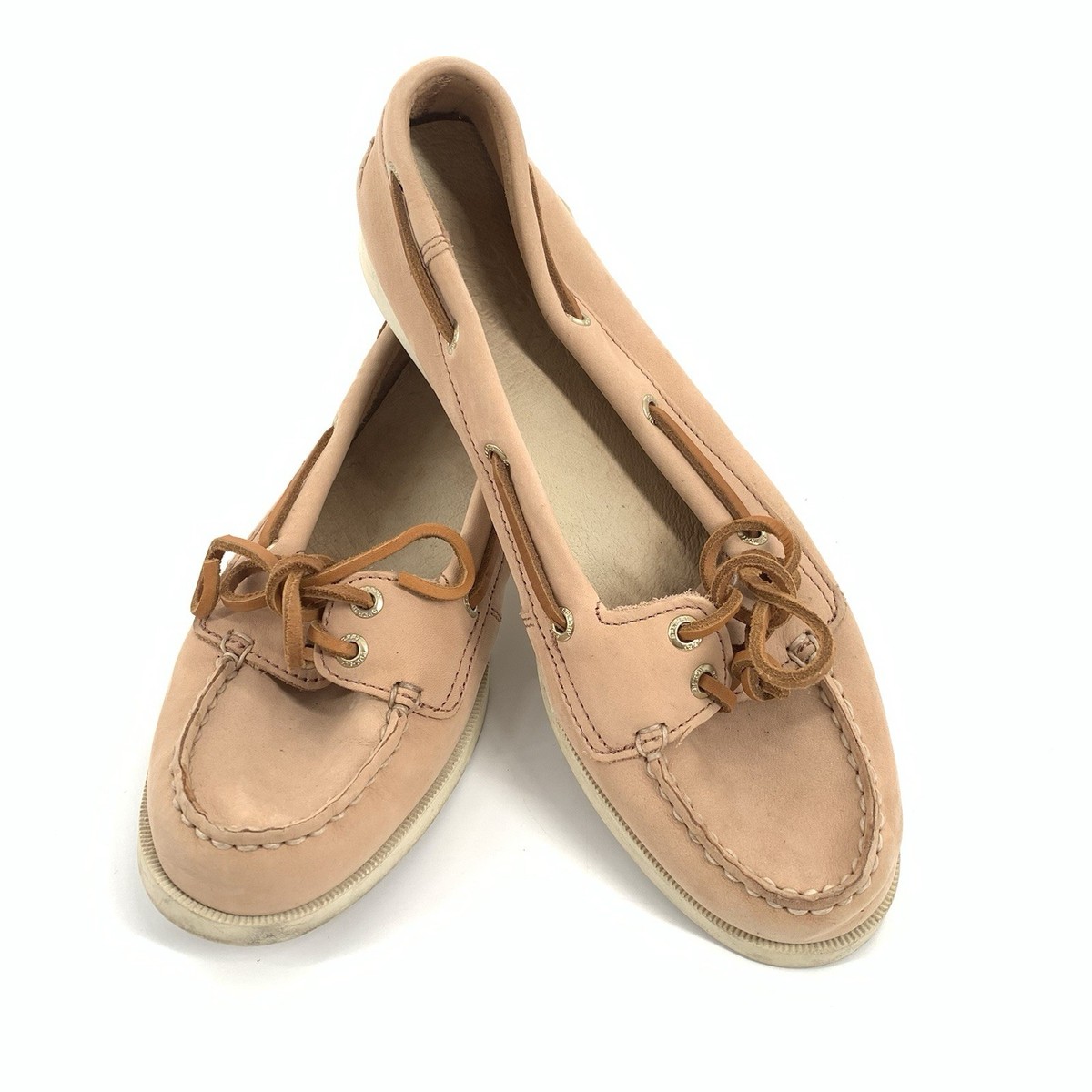 Sperry A/O Skimmer Boats Shoes Size M Womens Rose Gold Beige Classic  Preppy - Main Image