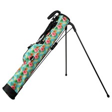 Orlimar Pitch 'N Putt Golf Stand Carry Lightweight Hawaiian Hibiscus Sunday Bag