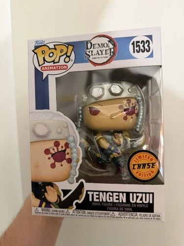Demon Slayer Tengen Uzui Funko Pop! Vinyl Figure #1533 CHASE w/Pop Protector