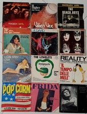 21 COPERTINE DISCHI 45 GIRI Anni 70 80 Italiani E  Stranieri 