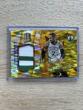 2015-16 Spectra Jared Sullinger Gold Prizm /10 Boston Celtics Game Worn 10/10