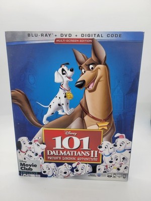 101 Dalmatians II 2 (Blu-ray/DVD)  New & Sealed - Disney Movie Club Exclusive