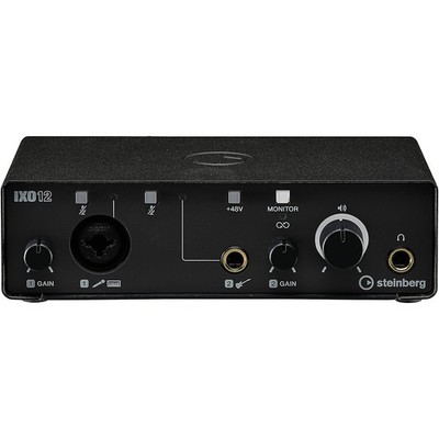 Steinberg IXO12 Audio Interface with One Mic Preamp Black LN