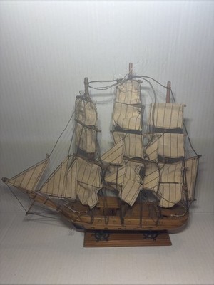 Handcrafted Wooden Ship