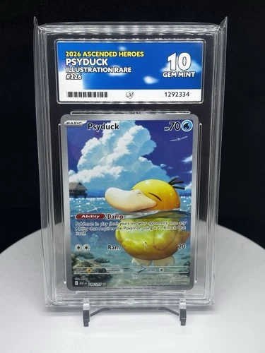 Pokemon TCG Psyduck 226/217 ACE 10 GEM MINT