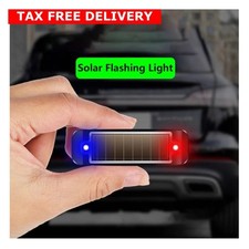 Solar LED Dummy Alarm Light Wireless Anti-Theft Warning Lamp for Car Home