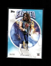 2025 Topps Exalted WWE Dude Love #89 Aqua /99