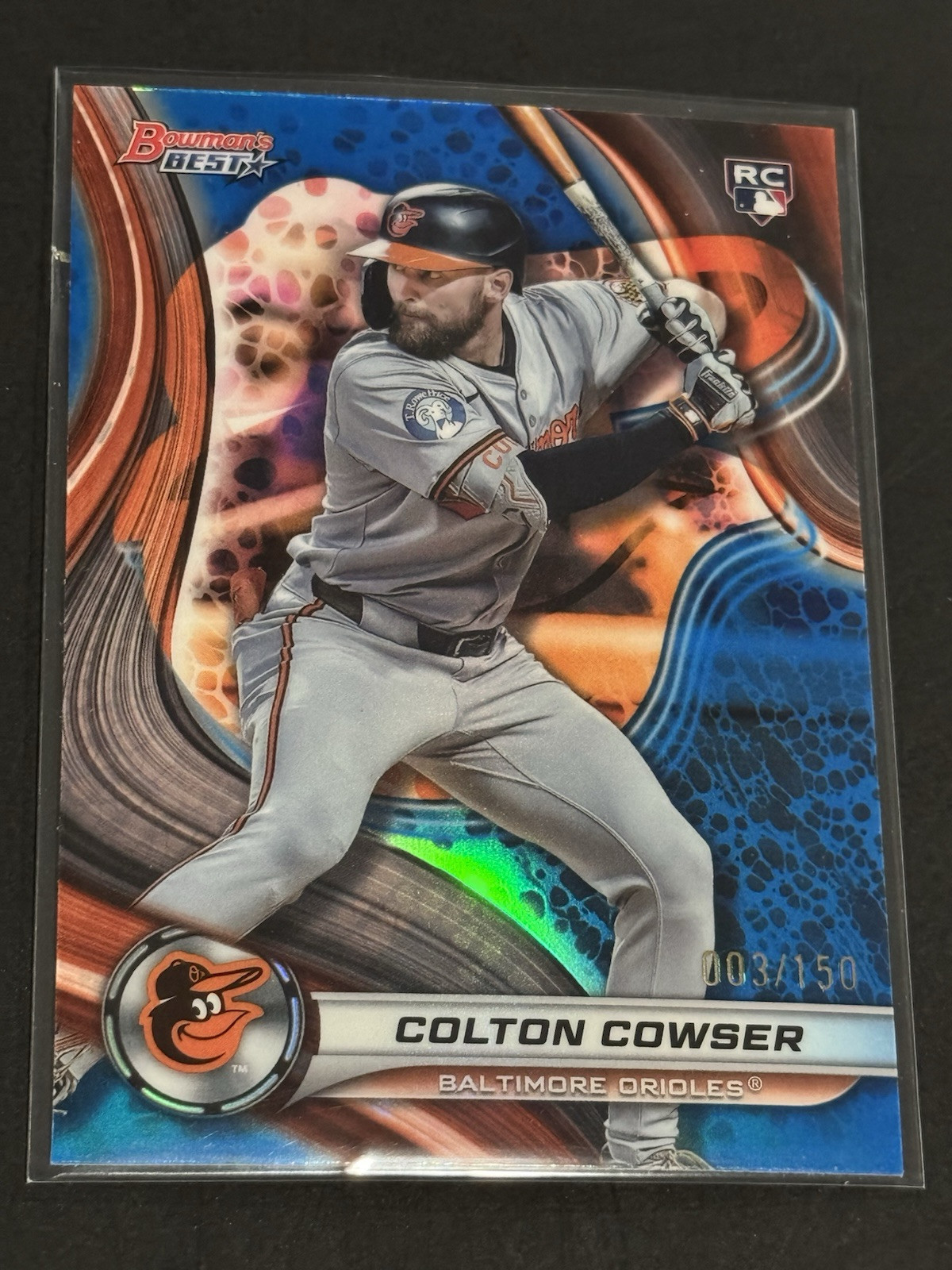 2024 Bowman's Best - Colton Cowser #10 Blue Refractor /150 (RC) Orioles