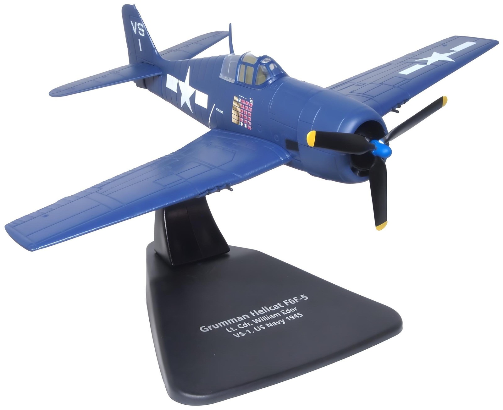 Grumman Hellcat F6F-5 Diecast Metal Aircraft Model Plane Gift - 1/72 Scale