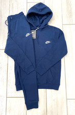 NWT Nike Men's Full Tracksuits Set Hoodie with Pant Color Navy Size M-XXL