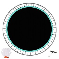 Trampoline Replacement Mat, Fit 14 Ft Round Trampoline with 96 V-Hooks Using 8.5