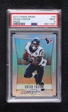 2012 Panini Prizm Silver Prizm Arian Foster #76 PSA 9 MINT ne4
