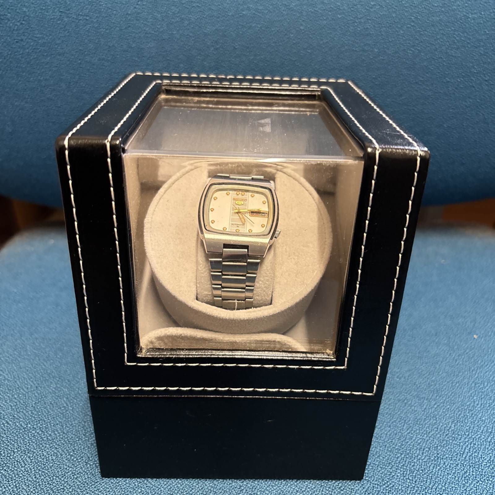 Vintage Automatic Seiko Winder With 5 Box Watch Wristwatch Automatic - vintagewatches.pk