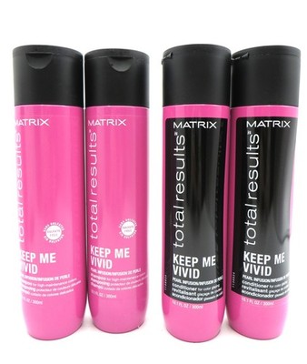 MATRIX TOTAL RESULTS KEEP ME VIVID SHAMPOO/ CONDITIONER 10.1 OZ (4 Bottles)