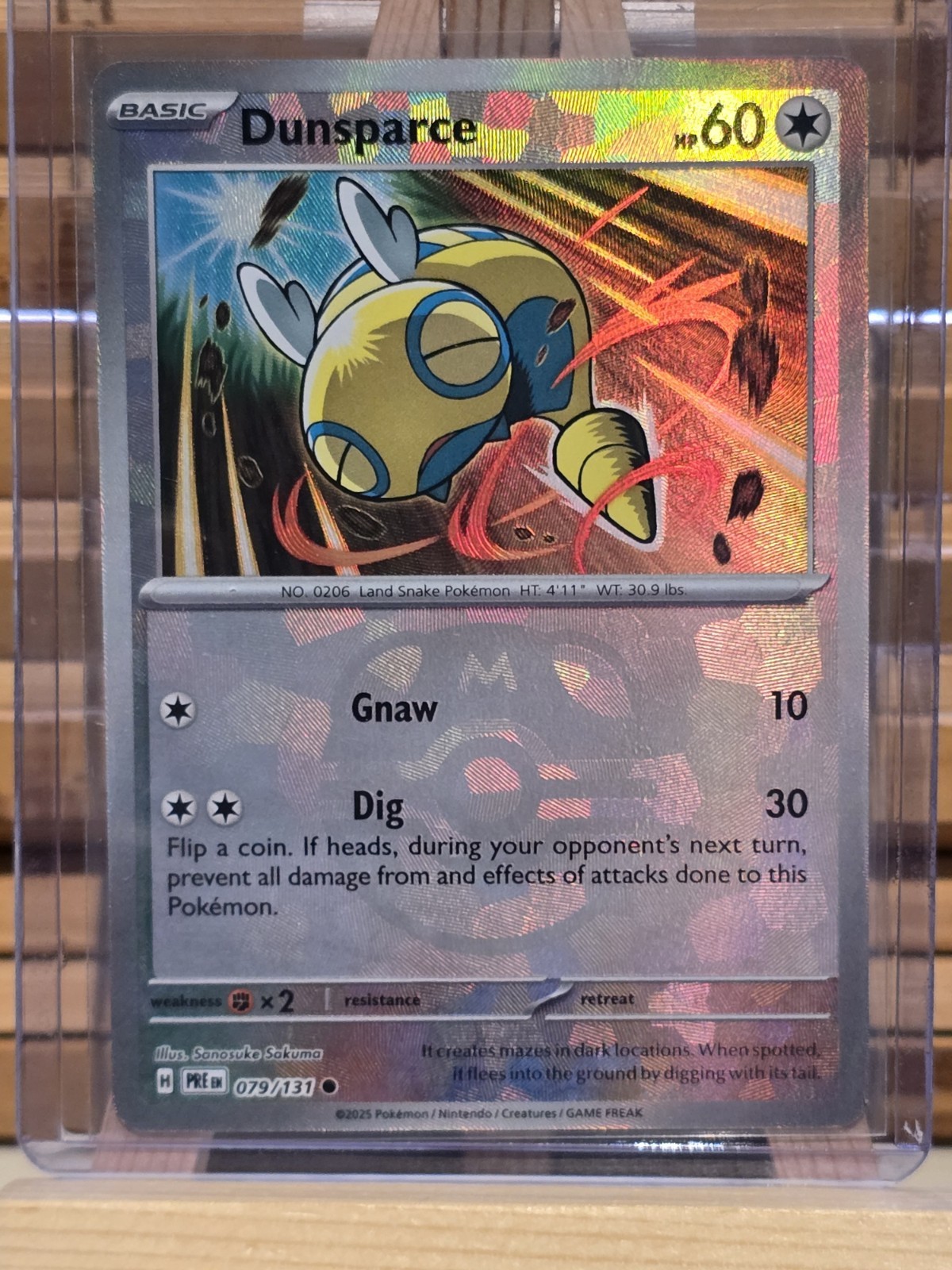 Dunsparce (Master Ball Pattern) 079/131 Sv: Prismatic Evolutions Pokemon NM/M