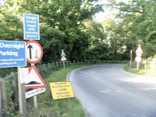 Photo A3 Four ways to go [1] Calne From the roundabout, this heavily use c2017