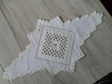 Hardanger Handarbeit Weihnachten kleiner L&auml;ufer NEU