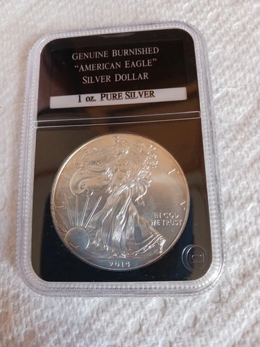 2014 American Eagle Silver Dollar 1 oz .999 Fine Silver in Plastic Case (92825)