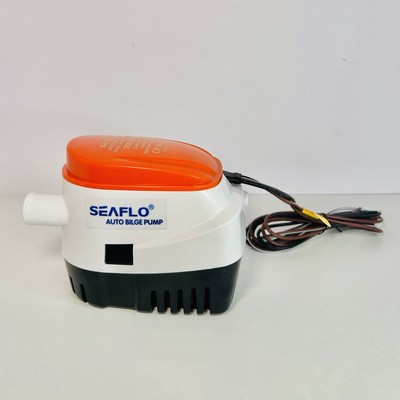 SEAFLO 06 Series Automatic Submersible Bilge Pump - 750GPH, 12V, 3/4'' White 