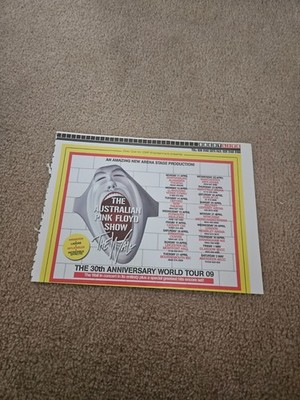 TBOOKM13 MAGAZINWERBUNG 5X8'' THE AUSTRALIAN PINK FLOYD SHOW - THE WALL 