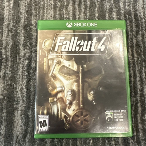 Fallout 4 Microsoft Xbox One 2015 Disc Case & Inserts Tested Works Very Good