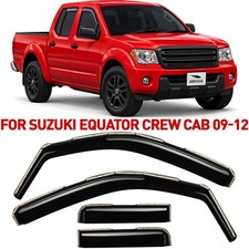 Rain Guards Vent Visors Shade for 2009-2012 Suzuki Equator Crew Cab