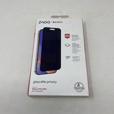 ZAGG InvisibleShield Glass Elite Privacy Black iPhone 14 Pro Max 6.7in