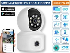 TELECAMERA IP PTZ WIFI DA INTERNO 6MP ONVIF SMARTS AUTOTRACKING HUMAN DETECT