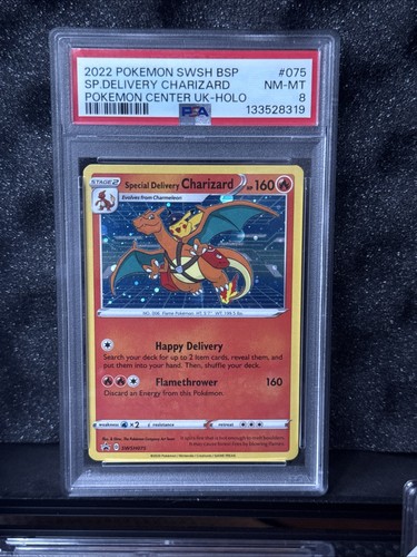 Special Delivery Charizard graded PSA 8 for sale on eBay