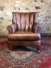 BEAUTIFUL TETRAD BLAKE LEATHER ARMCHAIR