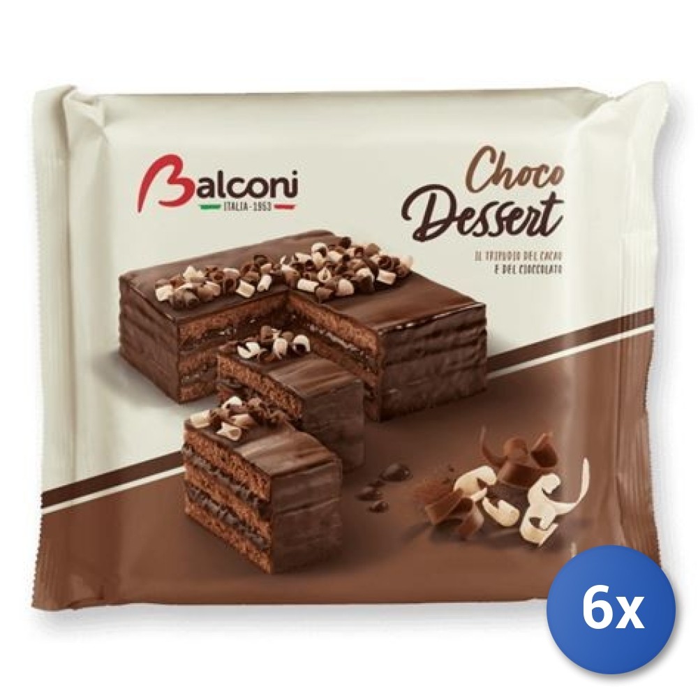 6X Multipack Balconi Cake Choco Dessert 400G