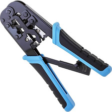 RJ45 Crimp Tool RJ45 Crimper/Wire Cutter/Wire Stripper for RJ11/ RJ12 6P 8P 4...