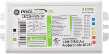 GE Multi-Volt Proline  Electronic Fluorescent Ballast, 120/277 Volt, 54 Watt, 2