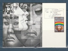 FRe carte année internationale de la femme  93  Bobigny   1975